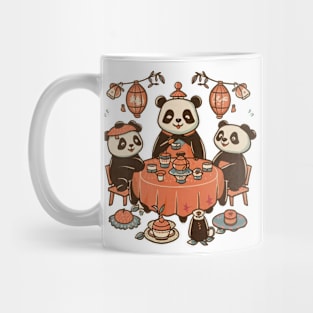 Tea Party Pandemonium, Chinese Cartoon Style Mug